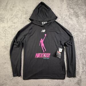 New Balance Basketball Hoodie NEW Cam Brink Womens M Black NB Dry Athletic